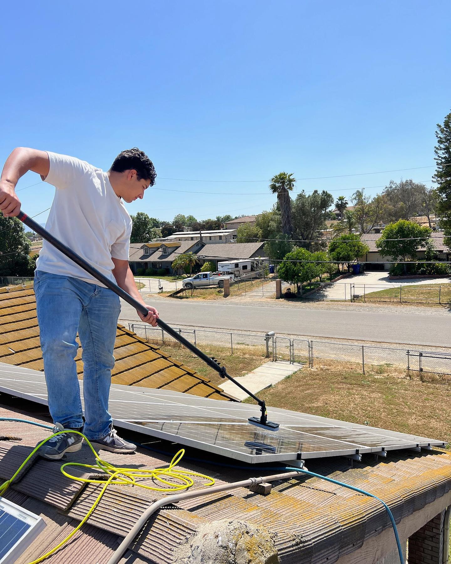 solar panel cleaning Corona CA