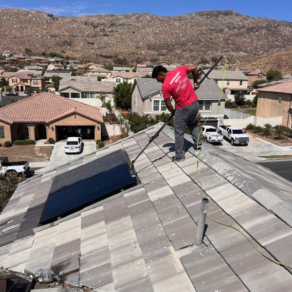 Solar Panel Cleaning in Corona