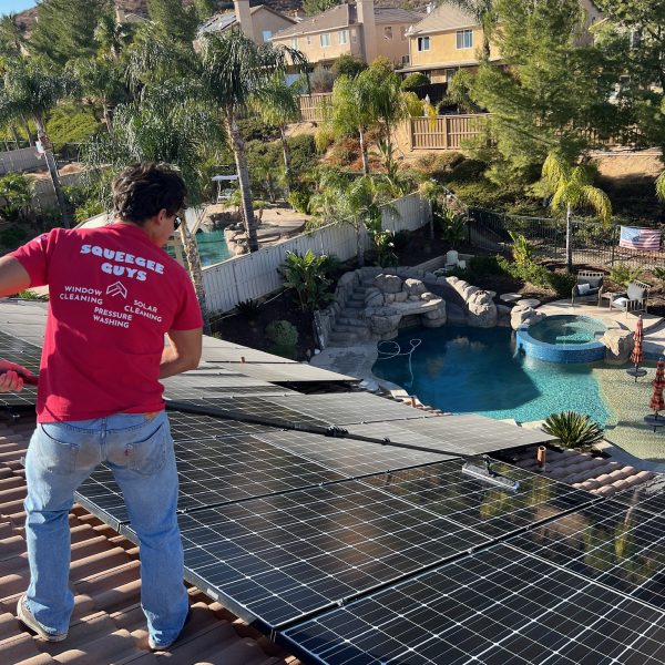 Solar Panel Cleaning in Corona
