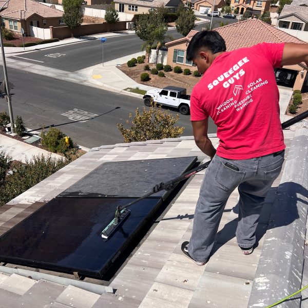 Solar Panel Cleaning in Corona